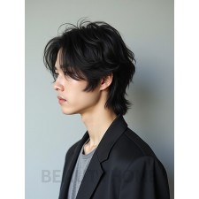 남성 블랙 레이어드