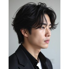남성 블랙 레이어드
