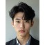 남성 블랙 투블럭