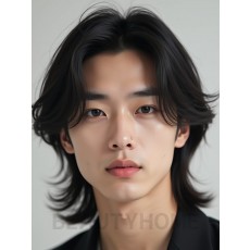 남성 블랙 레이어드