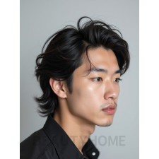 남성 블랙 레이어드