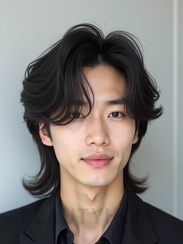 남성 블랙 레이어드