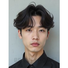 남성 블랙 원웨이컷
