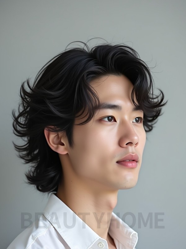 남성 블랙 레이어드