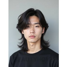 남성 블랙 레이어드