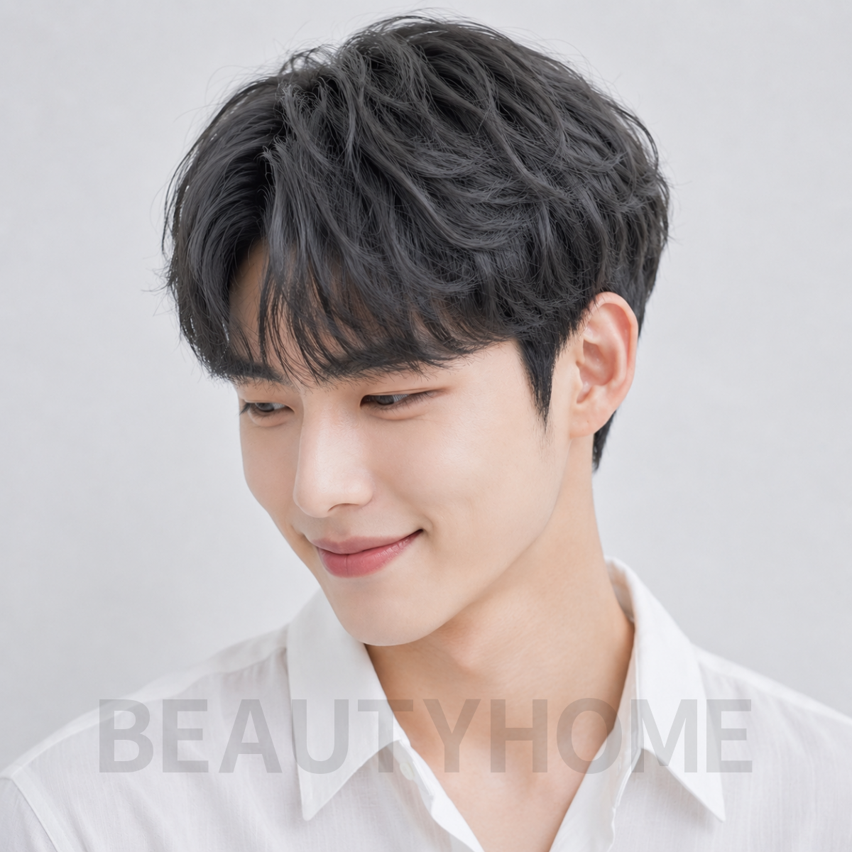 남자 쉐도우 애즈펌 다크 애쉬 그레이 염색