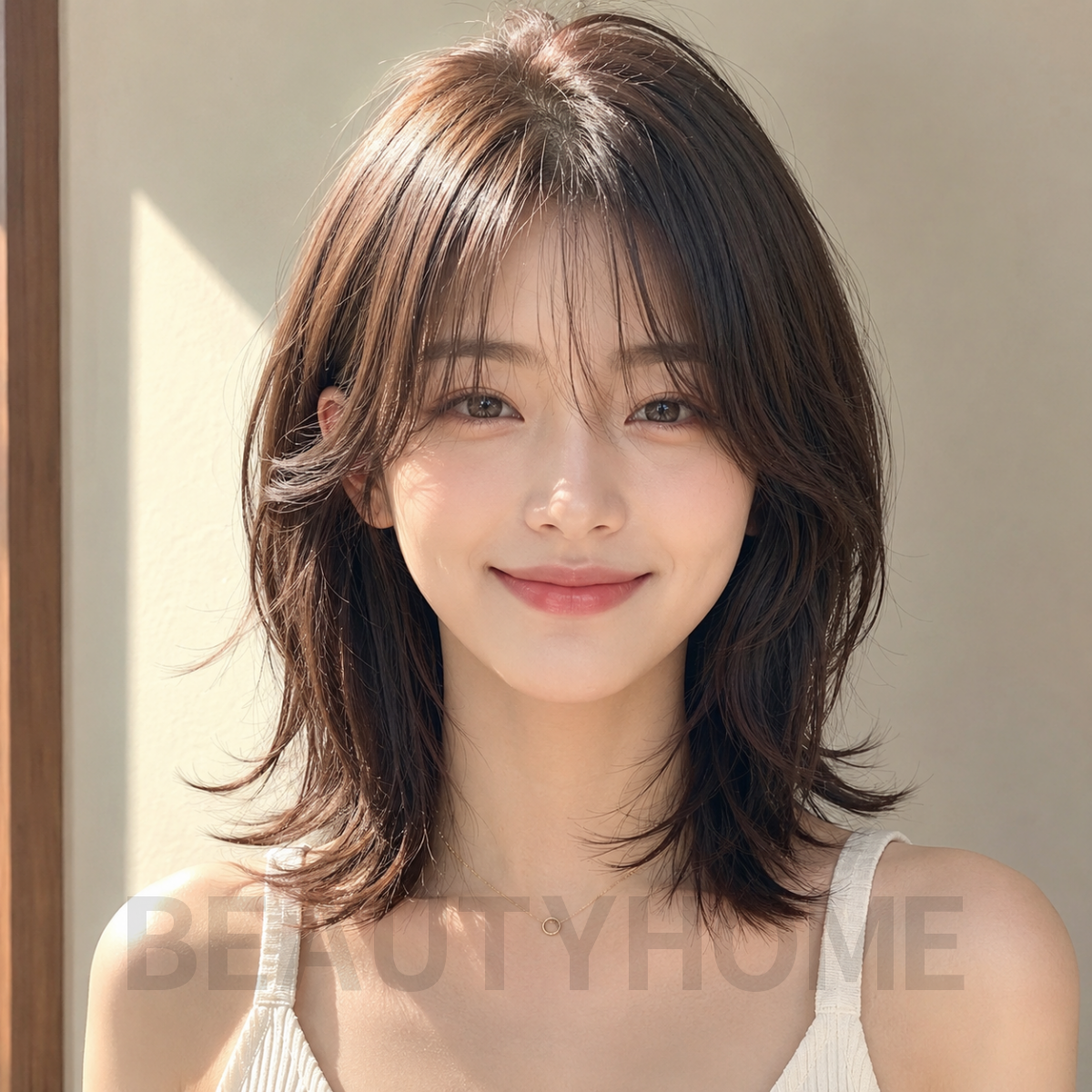 여자 중단발 허쉬컷