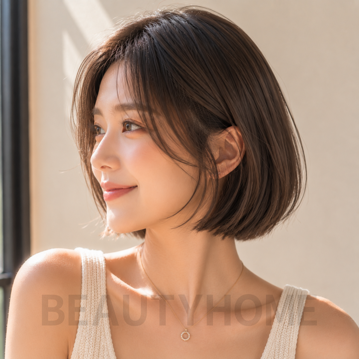 여자 스칸디 보브컷 익스펜시브 브루넷