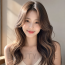 여자 머메이드 웨이브펌 발레아쥬 브라운 염색